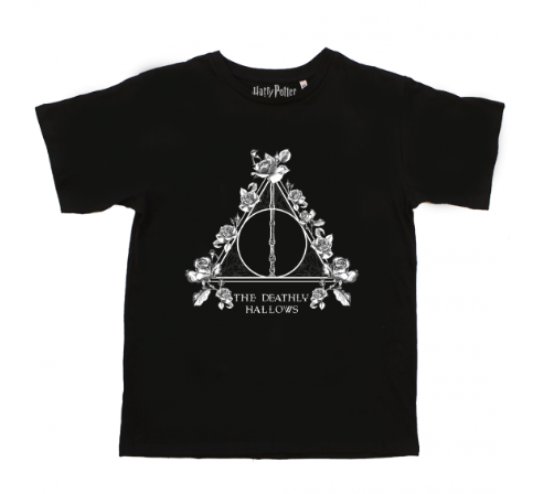 HARRY POTTER - Reliques de la mort fleuris - T-shirt Femme (S)