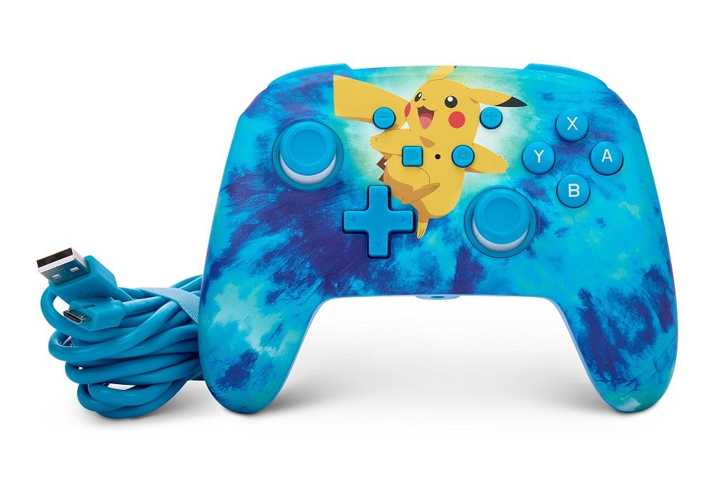 Wired Controller Tie Dye Pikachu - Nintendo Switch