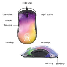 Load image into Gallery viewer, Wired Gaming Mouse Retro-LED Lighting - Harry Potter
