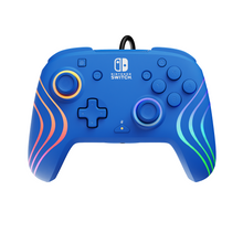 Load image into Gallery viewer, Official Switch Afterglow Wave Wired Controller - Blue
