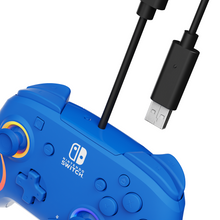 Charger l&#39;image dans la galerie, Official Switch Afterglow Wave Wired Controller - Blue

