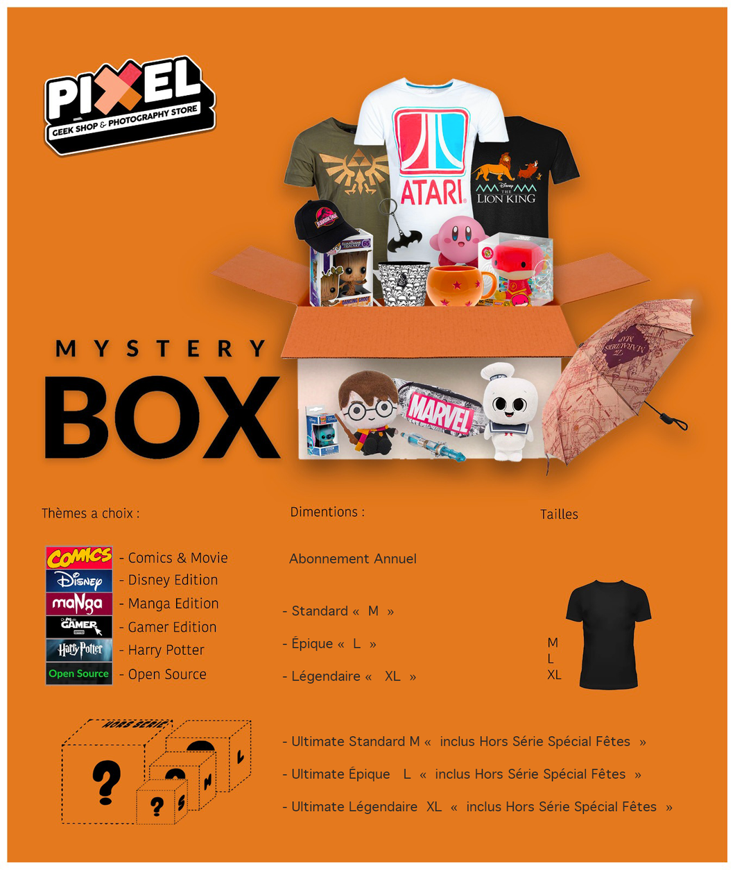 Mystery Box “Annual Subscription” S, M, L or XL