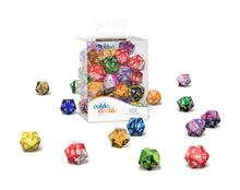 Load image into Gallery viewer, Oakie Doakie Dice Retail Pack Spindown Dice D20 22mm Mixed (50)
